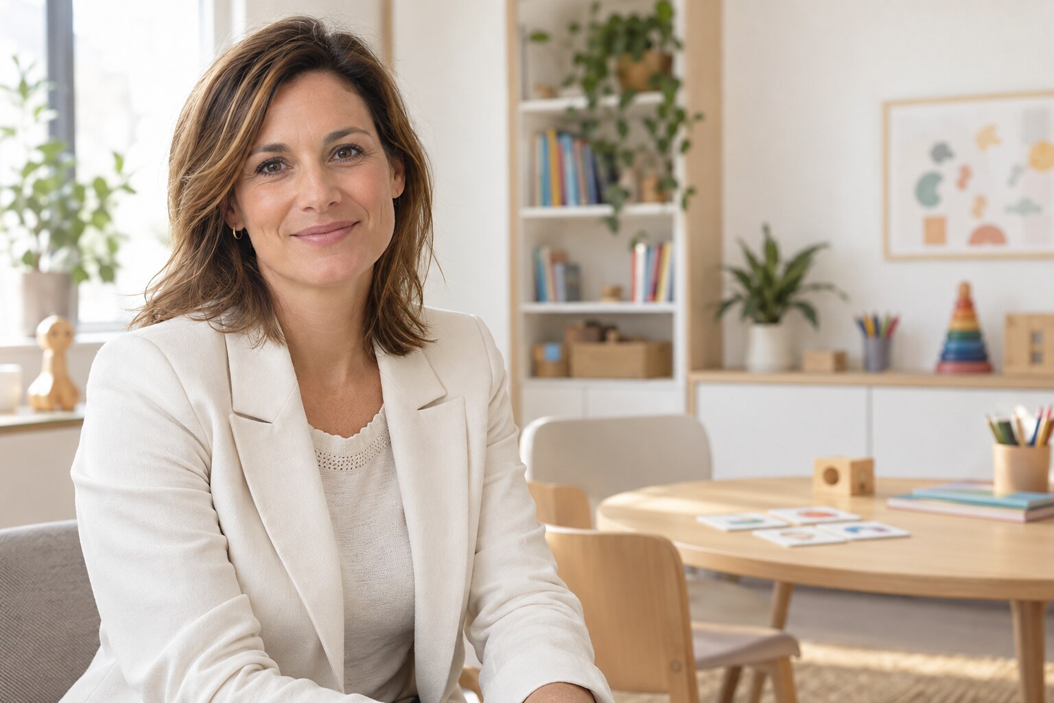 Portrait dans un cabinet consacré au langage